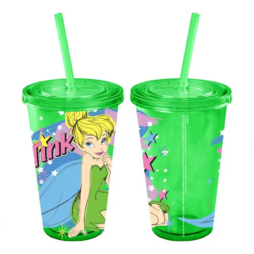 Peter Pan Tinker Bell Plastic Travel Cup